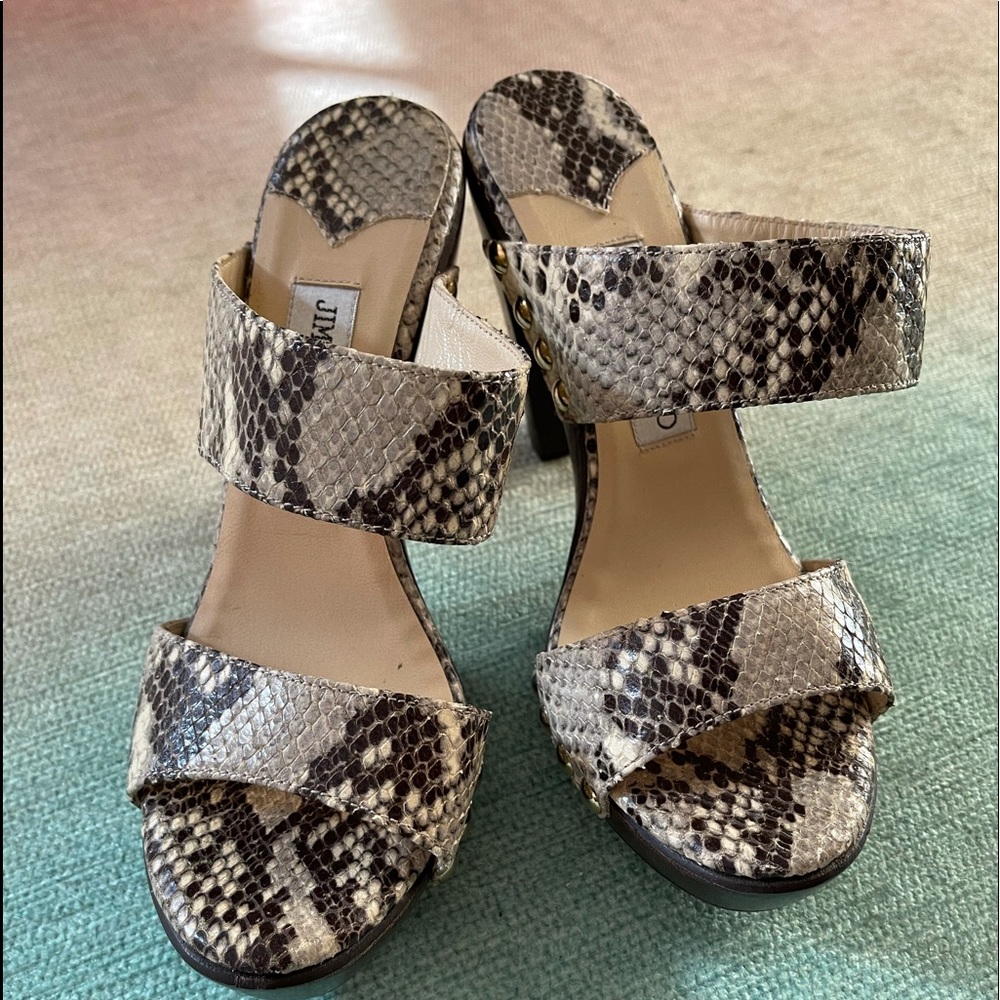 Jimmy Choo Snake print heels